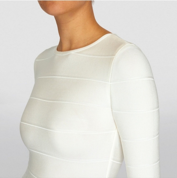 Herve Ledger Icon Mini Sheath Bandage Dress NWT - Picture 2 of 12